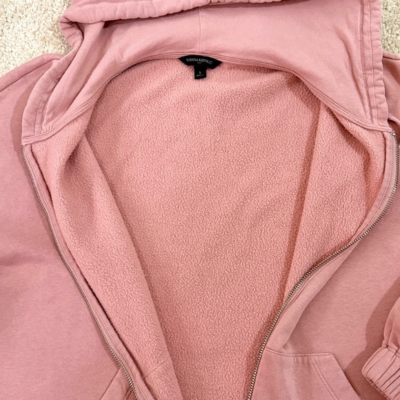 Banana Republic Pink Hooded Full Zip Jacket - Picture 5 of 6